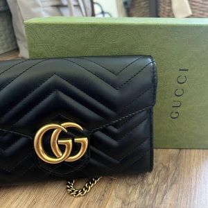 Authentic Gucci Marmon Matelasse Handbag